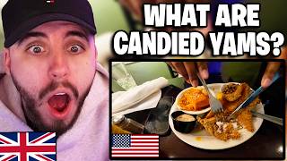 Brit Reacts to Brits Try Soul Food in America For the first 🇺🇸