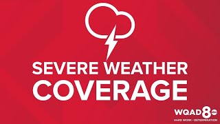 Tornado Warning issued for several counties near the Quad Cities