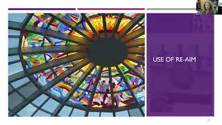 USING THE RE-AIM MODEL IN A FAITH-BASED DISSEMINATION & IMPLEMENTATION STUDY