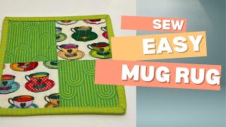 How to Make Mug Rug with Tula Pink Scraps