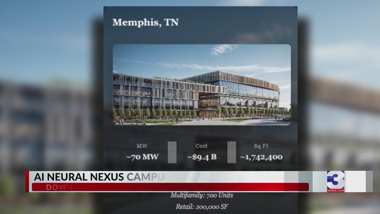 'Neural nexus' planned for Memphis; called largest development in downtown history