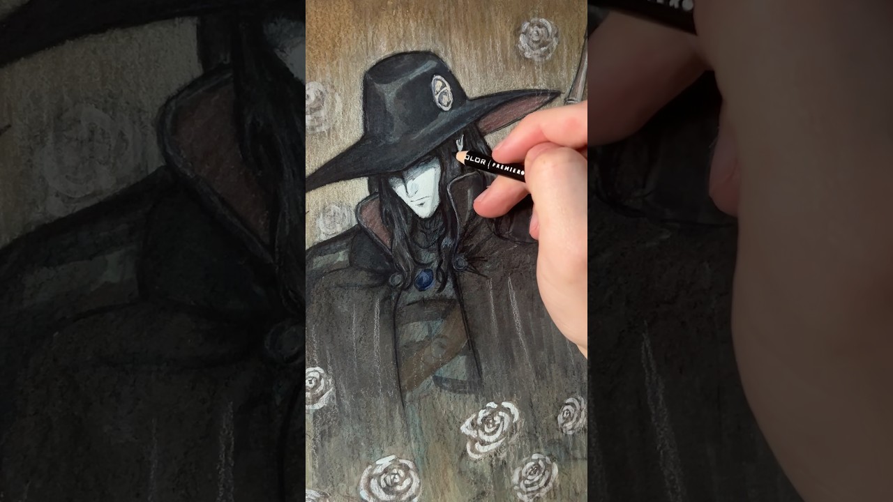 Vampire Hunter D painting process🌹 