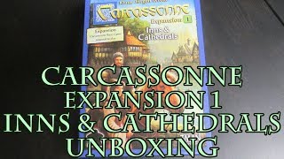 Carcassonne Expansion 1 Inns & Cathedrals Unboxing
