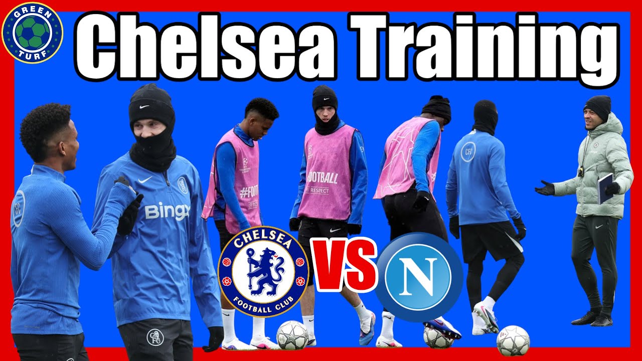 🔥 Cole Palmer, Estevao READY! Chelsea Training Ahead of Napoli | Champions League