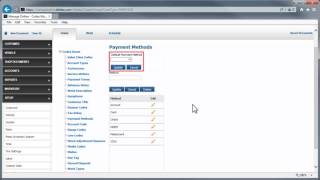 Manage Online Setup: Payment Method & Account Types