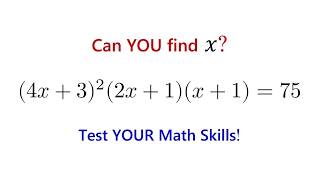 This Algebra Problem Has A Very Beautiful Solution Can You Find It