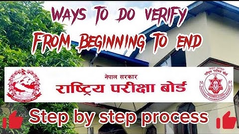 How To Verify SLC/+2/Bachelor Certificate in SanoThimi, Bhaktapur? [Step By Step Process] [Vlog-1]