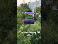 Guy falls off sky ride at Lagoon