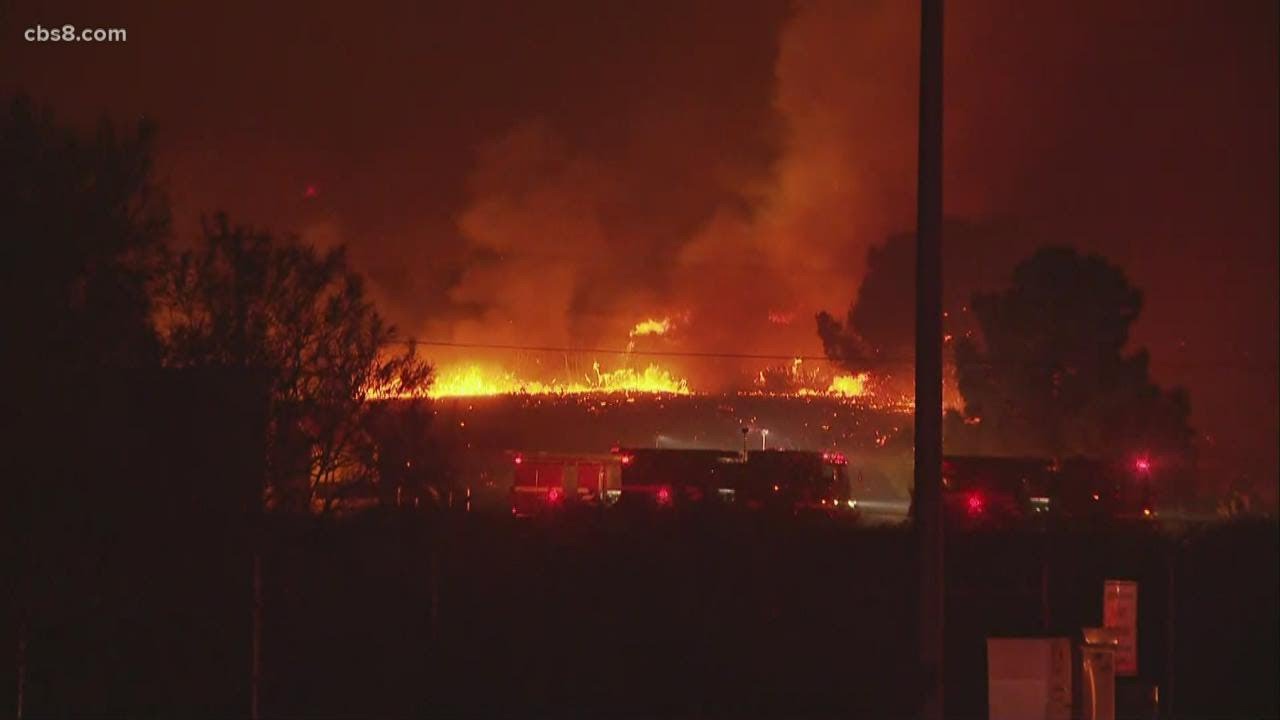 Silverado Fire in Orange County - update 10/26/2020 - 10 p.m.