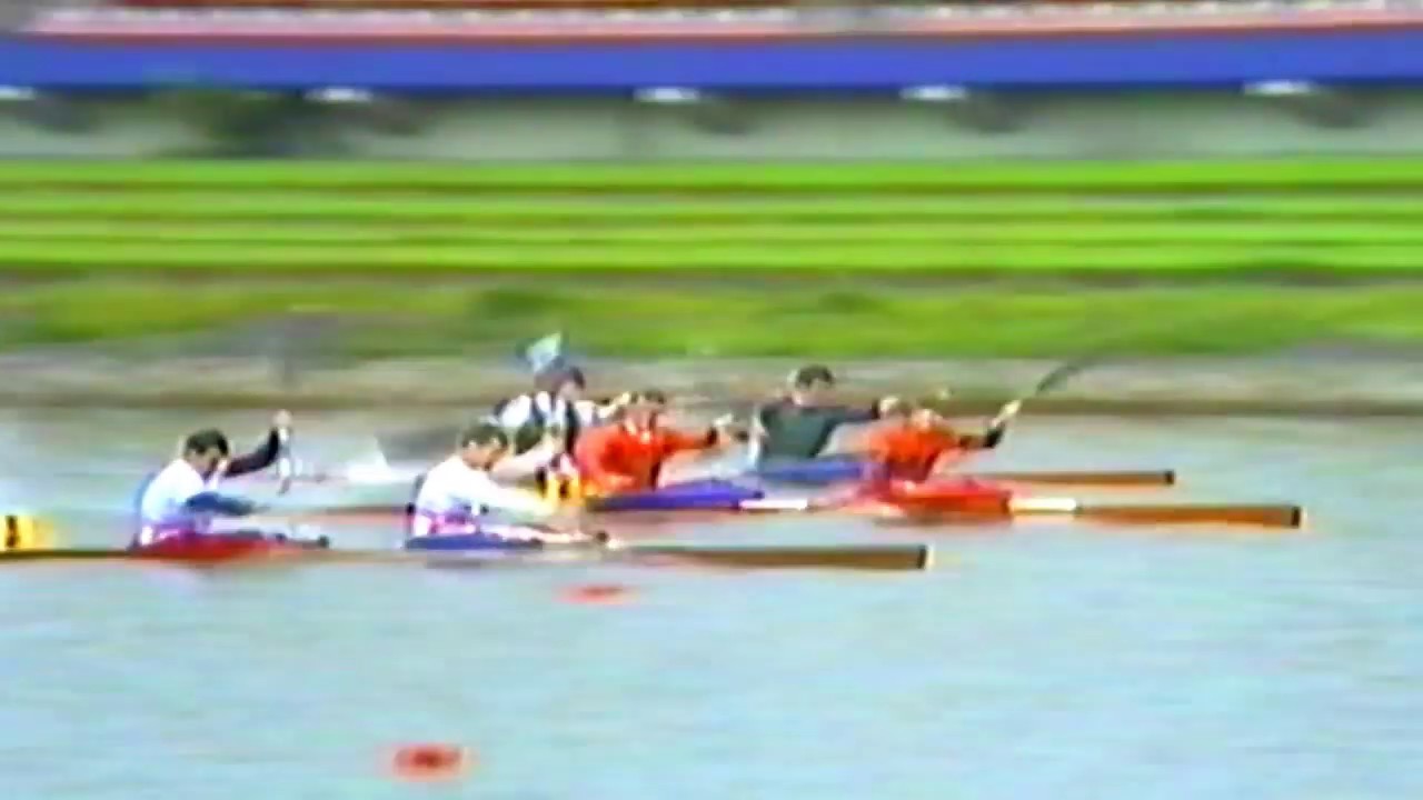 1991 Kanu Regatta Duisburg, at 21st-23rd June, Men's K-2 500m Heat 1.