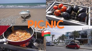Picnic by the sea in Muscat Oman  | Al Hail North Beach