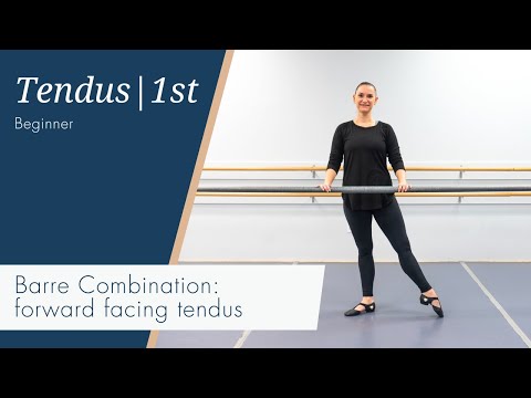 Tendu Barre Combination | One side at a time, Easy to Follow for Adult Beginners
