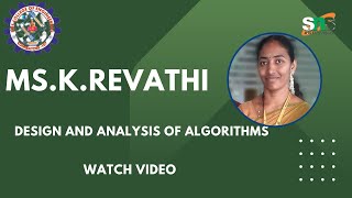 Ms.K.REVATHI, AP/IT | Maximum Flow Graph in Interactive Method | SNS INSTITUTIONS