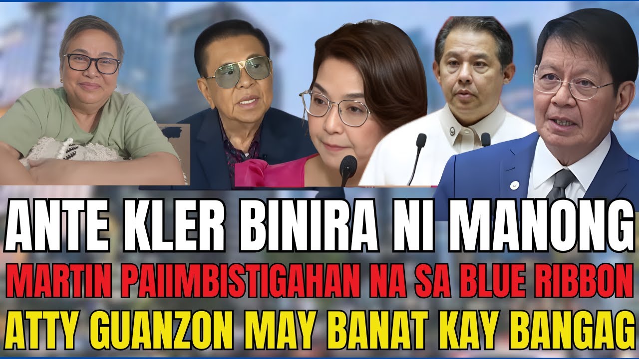 KAPAPASOK LANG! MANONG CHAVIT BINIRA SI ANTE KLARA. ATTY GUANZON BINIRA SI BONGET