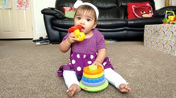 Learn Colors with Baby and Kids Stacking Ring Tower | Best Learning Video for Kids Nursery Rhyme