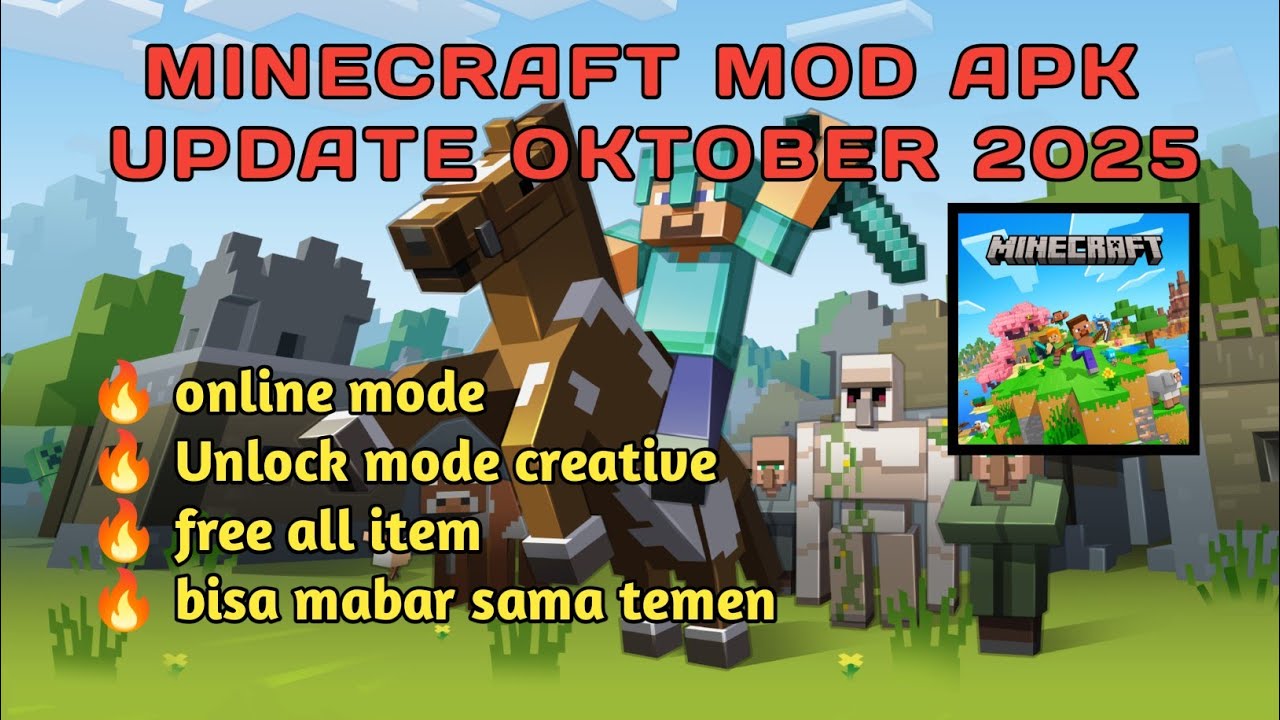 MINECRAFT MOD APK UPDATE OKTOBER 2025 - YouTube