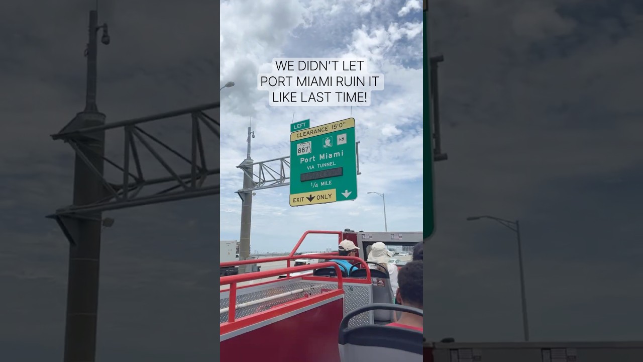 We didn't let Port Miami ruin it for us this time! #travel #vacation #portmiami #travelvlog