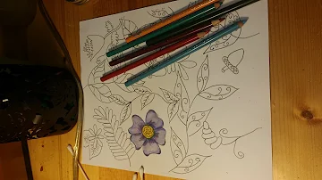 What can you use to blend colored pencils?