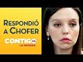 Camila Flores respondió acusaciones de maltratos a chofer - Contigo en La Mañana