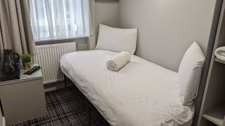 Inside Howard Winchester Hotel London single bed room C303 near King's Cross Saint Pancras by Hotel Rooms Insider 221 views 7 months ago 1 minute, 51 seconds