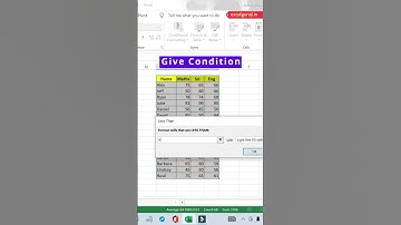 Conditional Formatting in Excel #shorts