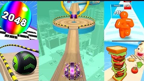 Going Balls -ballrun2048,sandwichrunner,Tall Man Run, All Levels Gameplay Android, ios Walkthrough