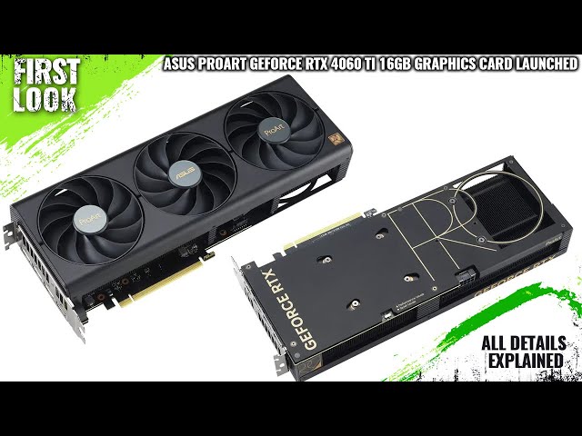 Asus ROG NVIDIA GeForce RTX 4060 Ti Graphic Card - 16 GB