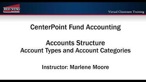 How to Use Account Hierarchy, Account Types, and Account Categories in CenterPoint Fund Accounting