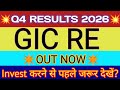 GIC RE Q4 Results 2026 🔴 General Insurance Corporation Q4 Results 2026 🔴 GIC RE Share News