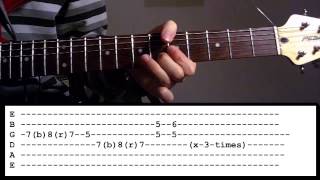 AC/DC - Emission Control - Guitar Lesson (Solo + Rhythm)
