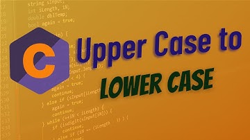 Convert Upper Case into Lower Case String using STRLWR() | C Program