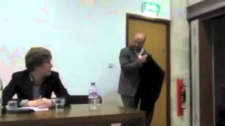George Galloway storms out on Oxford audience