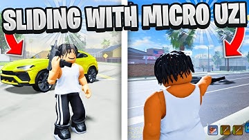 I CAUGHT MY OPPS LACKING WITH THE NEW MICRO UZI IN ROBLOX BLOCKSPIN