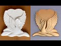 How to make Creative Gold Swan wall Decor | DIY Gold Swan wall hanging