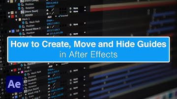 How to Create, Move, and Hide Guides in After Effects Tutorial