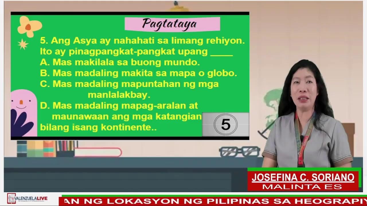 GRADE 4 AP Q1 WEEK4 - NASUSURI ANG UGNAYAN NG LOKASYON NG PILIPINAS SA ...