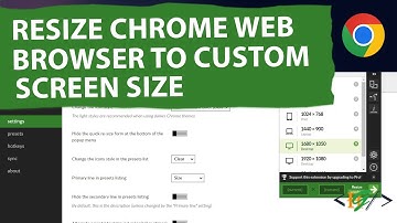 How to Resize Chrome Browser Window to Custom Size / Resolution in Google Chrome | Window Resizer