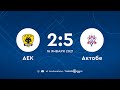 МФК "АЕК" 2:5 АФК "Актобе" | Лига Чемпионов 1/16 | 16.01.21