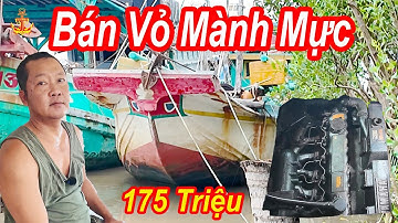 Bán Vỏ Composite Nghề Chụp Mực 175 Triệu || Mua Vỏ Không Đồ Nghề Cũng Bán