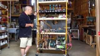 This video shows how to set up a lean work station with metal tech mini scaffolds.