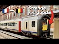 France to Belgium onboard a strange but comfy train set