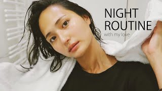 【ナイトルーティン】実家の夜、1分間小顔体操〜NIGHT ROUTINE 2019 SUMMER〜