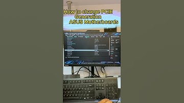 How to change PCIE generation ASUS Mobo #rambo #asus