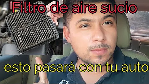 ¿Por qué se ensucia tan rápido el filtro de aire de mi motor?