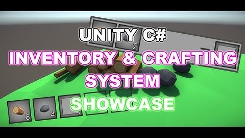 Unity C# Game | Inventory & Crafting System Showcase