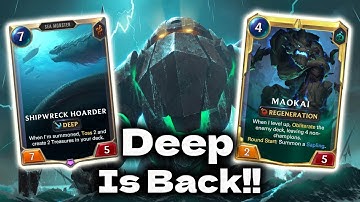 Deep Shall Rise Once Again!! Nautilus Maokai | Legends of Runeterra