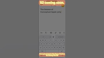 Conceptual Apple only Demo S2 coming soon: Festives