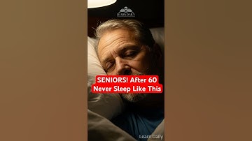 Seniors: Never Sleep Like This After 60! Brain Doctor