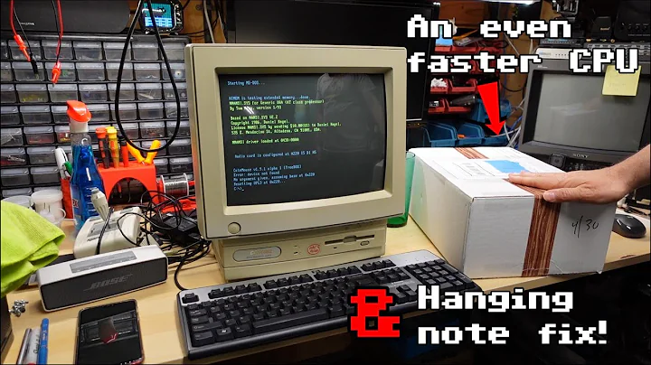 Compaq Presario 425 follow-up: SB/Adlib hanging note fix & and a better CPU upgrade