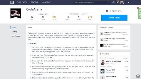 HackerEarth Code Arena Screencast